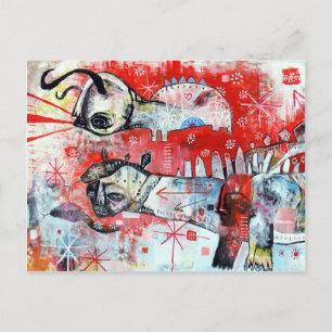 Postal Un dinosaurio con espíritu ingenuo envuelto en ser