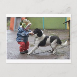 Postal Un duende tiene mi nariz