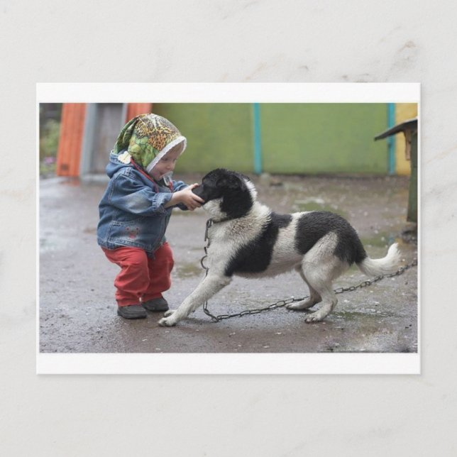 Postal Un duende tiene mi nariz (Anverso)