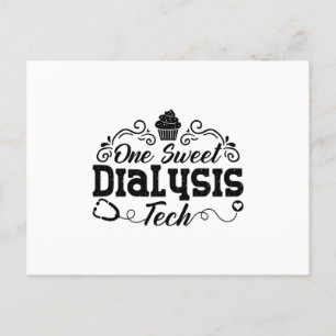 Postal Un dulce diálisis Enfermero Técnico Técnico de Diá