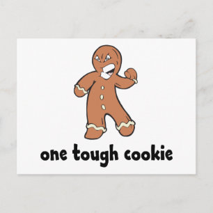 Postal Un duro regalo para niños de cookie