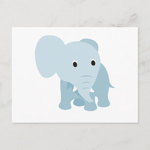 Postal Un elefante pequeño