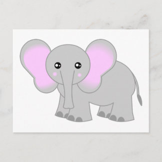 Postal Un elefante pequeño