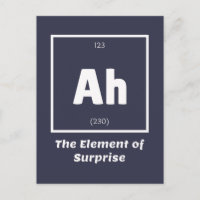 Un elemento cómico de la ciencia de la química sor