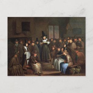 Postal Un encuentro de los Quakers
