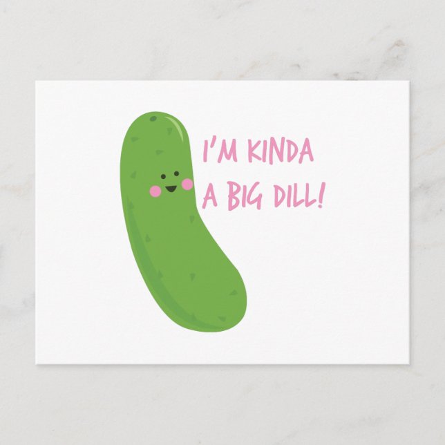 Postal Un eneldo grande (Anverso)