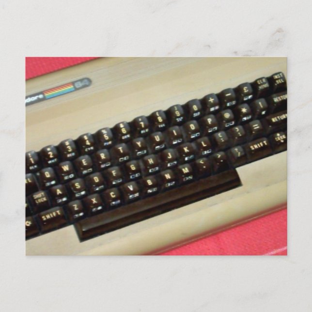 Postal Un equipo hogar Commodore 64 de 8 bits (Anverso)