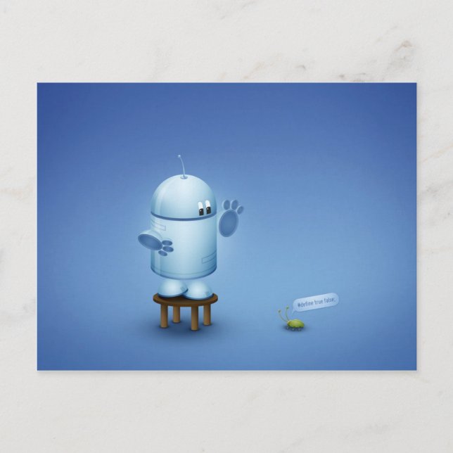 Postal Un error (Anverso)