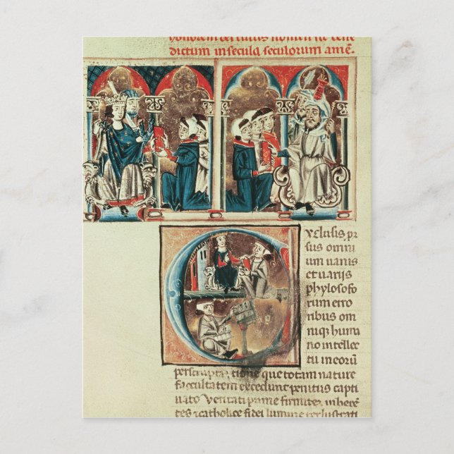 Postal Un erudito judío presentando (Anverso)