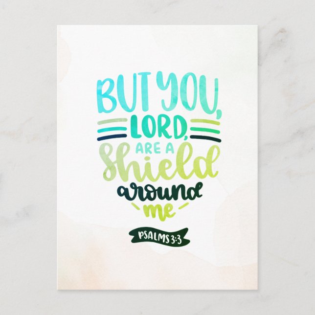 Postal Un Escudo A Mi Alrededor (Anverso)