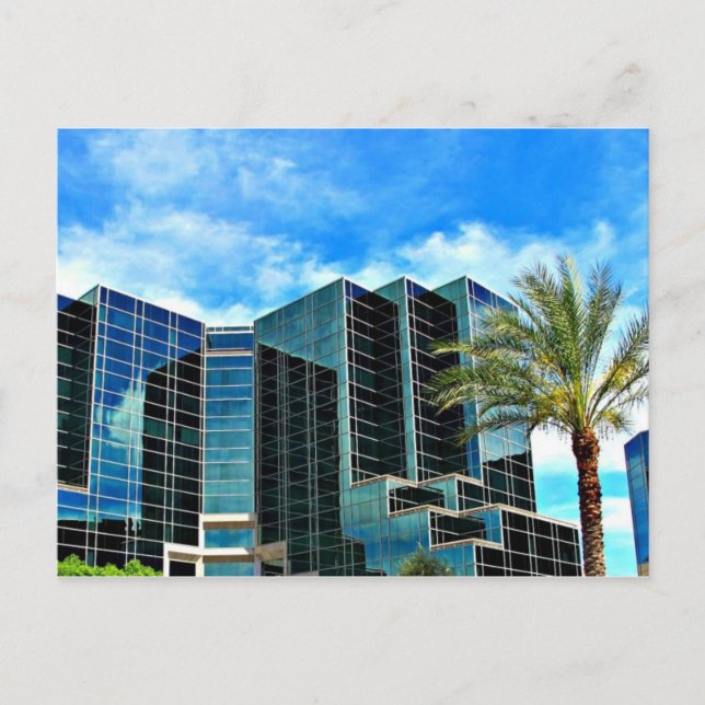 Postal "Un Fénix Azul" (Anverso)