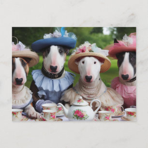 Postal Un Fiesta de té con amigos : Boleadores
