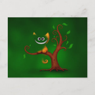 Postal Un gatito de Cheshire (desaparición)