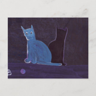 POSTAL UN GATO Y SU SOMBRA