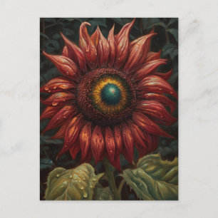Postal Un Girasol Oxidado