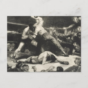 Postal Un golpe de estado - George Bellows - 1921