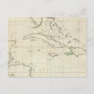 Postal Un gráfico general de las Indias Occidentales