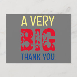 POSTAL "UN GRAN GRACIAS"