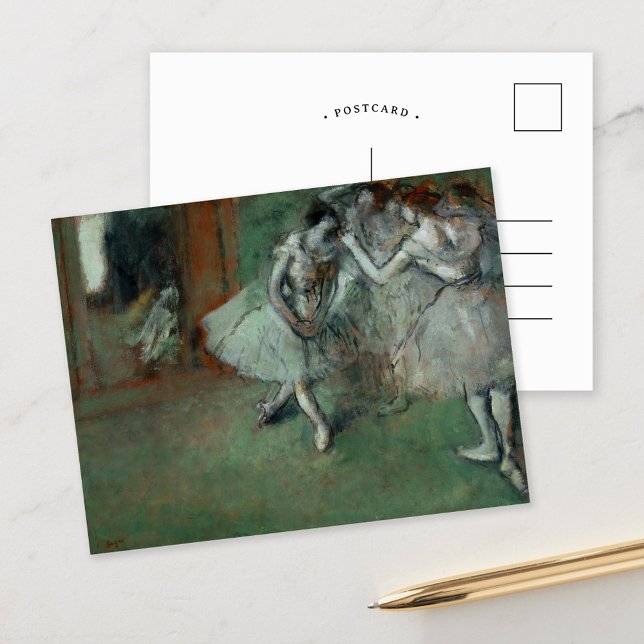Postal Un grupo de bailarines | Edgar Degas (Subido por el creador)