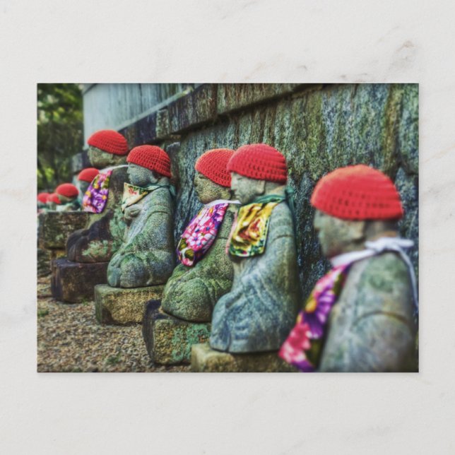 Postal Un grupo de monjes (Anverso)