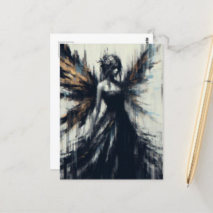 Postal Un hada glacial