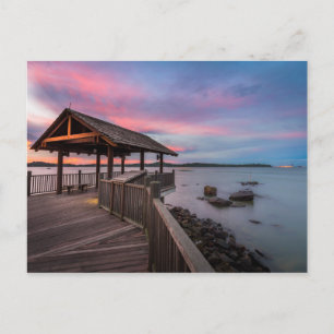 Postal Un hermoso atardecer