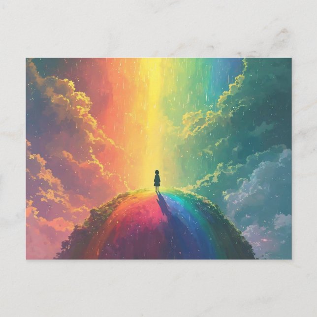 Postal Un hermoso sueño (Anverso)