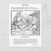 Un hombre rico desata a un mendigo torpe