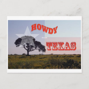 Postal ¡Un Howdy de Texas!