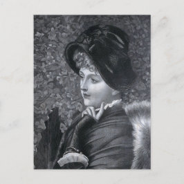 Postal Un Ilustracion vintage "A Reverie"