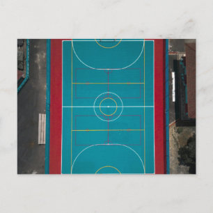 Postal Un impresionante arte de básquetbol