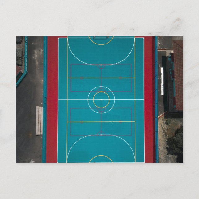 Postal Un impresionante arte de básquetbol (Anverso)