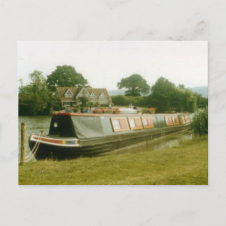 POSTAL UN JARDÍN EN EL RÍO THAMES EN HENLEY