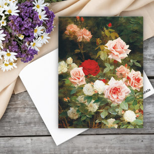 Postal Un jardín Rosa (1902)
