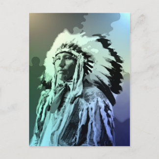 Postal Un joven hindú gobernante