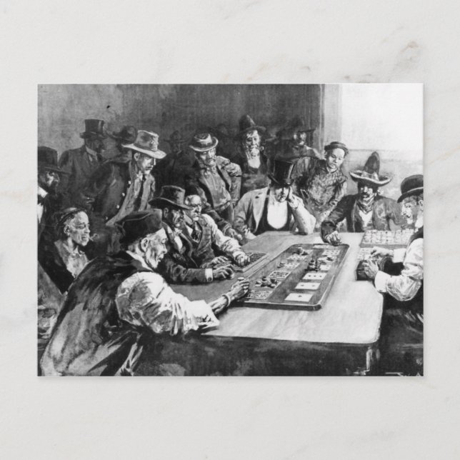 Postal Un juego de aro en El Paso (Anverso)