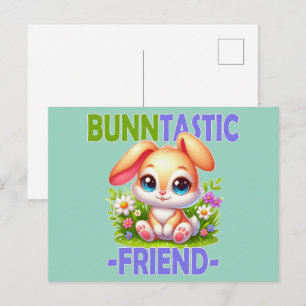 Postal Un juego de palabras de tu amigo. Personalizado de