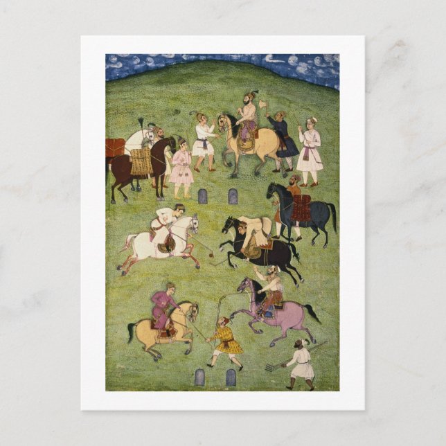 Postal Un juego del polo, del álbum grande de Clive (Anverso)