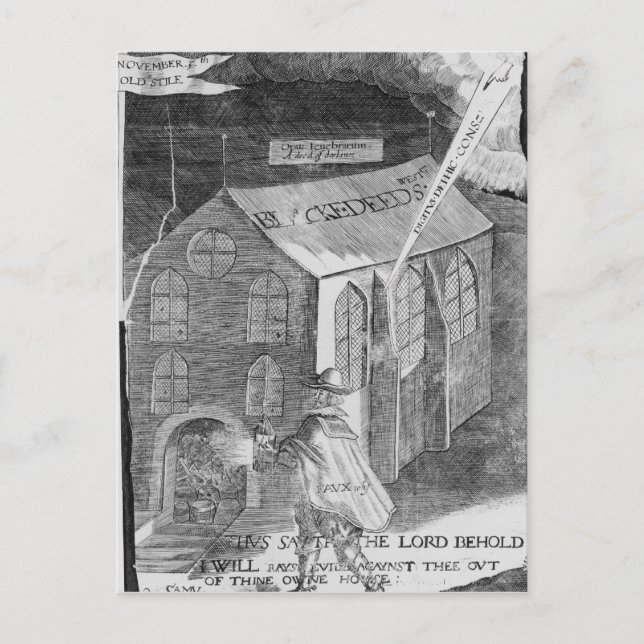 Postal Un lote con polvo, 1605 (Anverso)