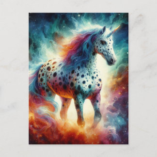 Postal Un magnífico unicornio appalooso