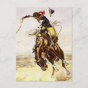 Postal “Un mal tipo” de Charles M Russell
