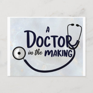 Postal Un médico en proceso