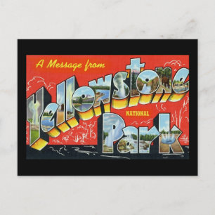 Postal Un mensaje desde el Parque Nacional Yellowstone