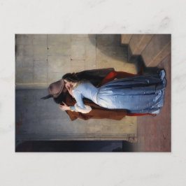 Postal Un momento robado: Un beso a través de los siglos