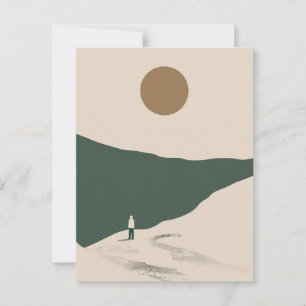 Postal Un mundo boho