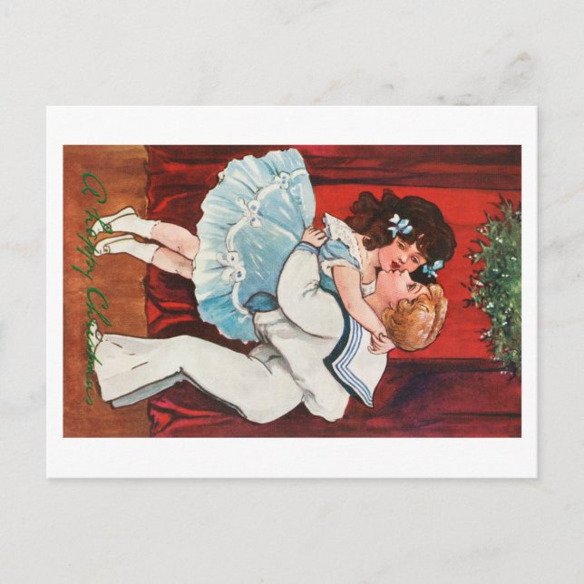 Postal Un Navidad feliz (1905) (Anverso)