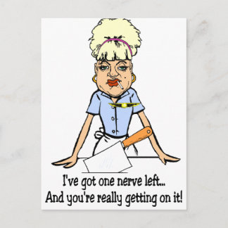 Postal un nervio a la izquierda