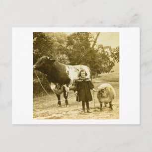 Postal Un Niño Pequeño Los Liderará