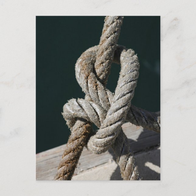 Postal Un Nudo Amarrado En Un Jetón | Portugal (Anverso)