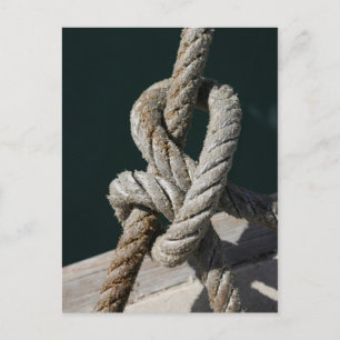 Postal Un Nudo Amarrado En Un Jetón Portugal